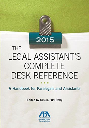 The legal assistants complete desk reference a handbook for paralegals and assistantsbook cd byursula furi perry. - Manuale di servizio al mercurio 200.